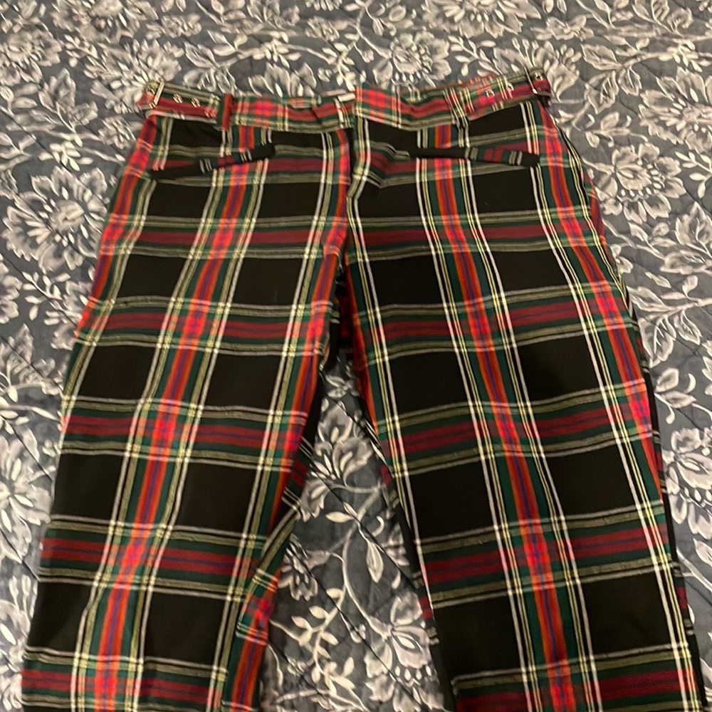 Gap plaid signature skinny pants size 4